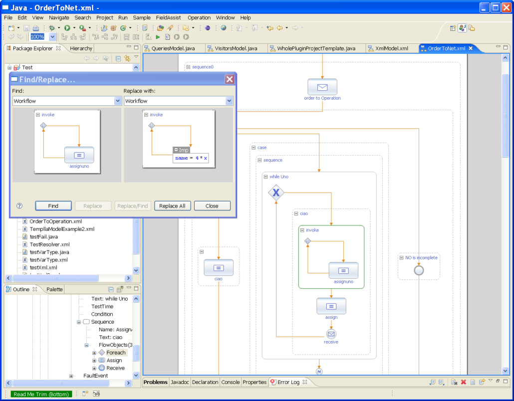 Whole Platform - Graphical Language