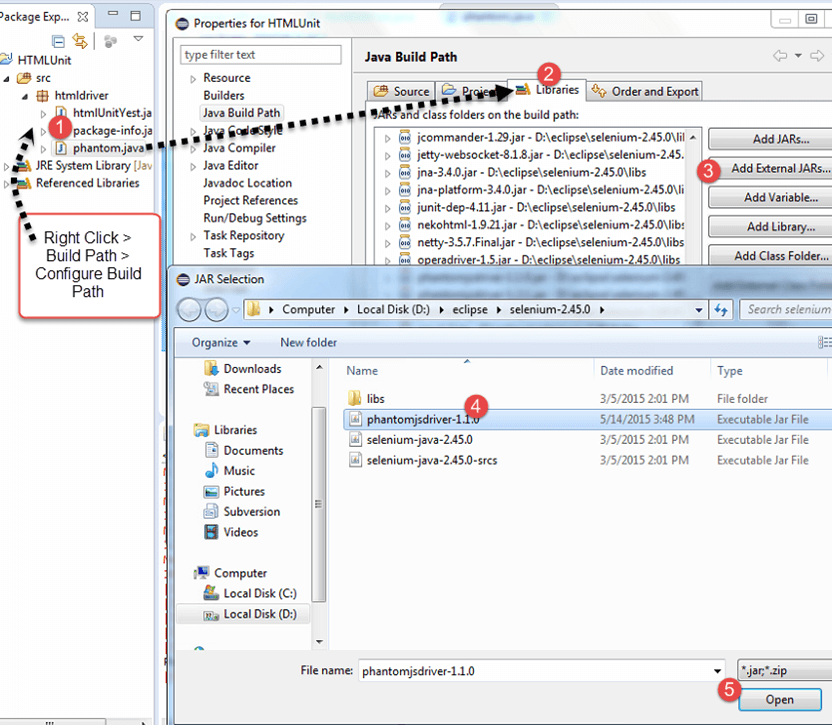 셀렌 헤드리스 테스트 용 HTMLUnitDriver 및 PhantomJS