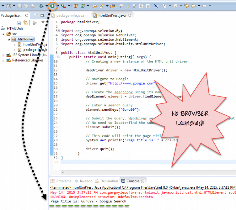 셀렌 헤드리스 테스트 용 HTMLUnitDriver 및 PhantomJS