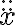 $\overset{::}{x}$ $\overset{::}{x}$