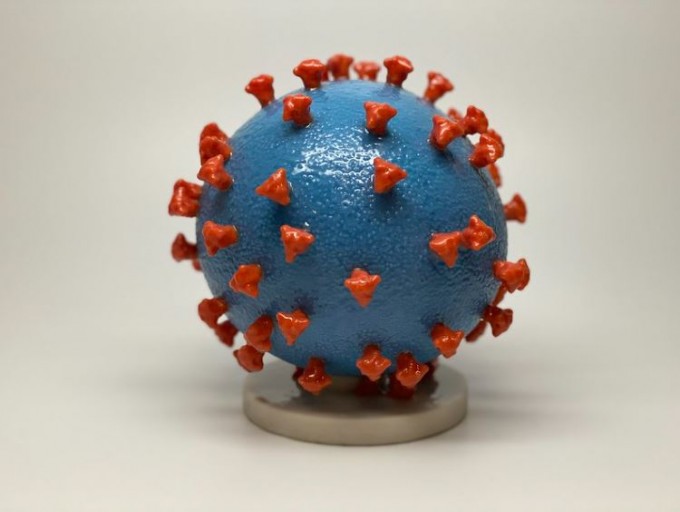 사스코로나바이러스-2(SARS-CoV-2). 미국 국립알레르기전염병연구소(NIAID) 제공