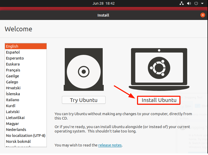 Ubuntu Installation options