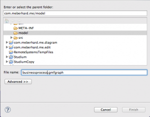 Creation of the GMFGraph model.