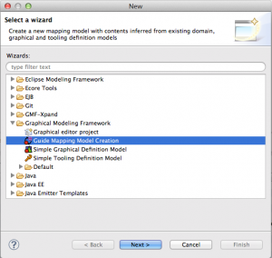 Add the Guide Mapping Model Creation to the model folder of the project.