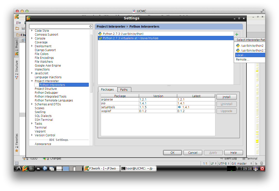 virtualenv python3 virtualenv python3