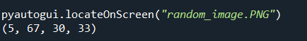 pyautogui location image on screen