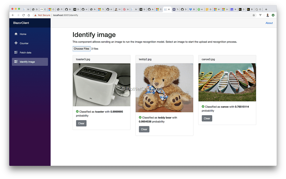 blazor-ml-dotnet blazor-ml-dotnet