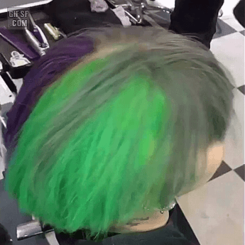 온도에 따라 색이 바뀌는 염색약.gif