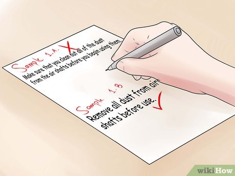 Write a Standard Operating Procedure Step 8 이미지