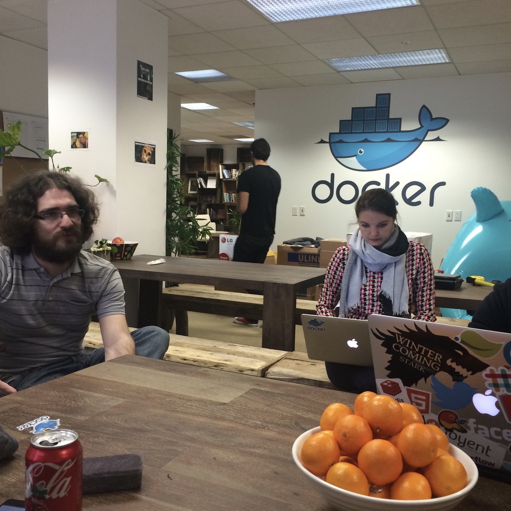 Docker office에서 만난 Jérôme Petazzoni