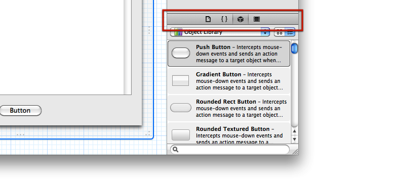 Xcode 4 Interface Object Library