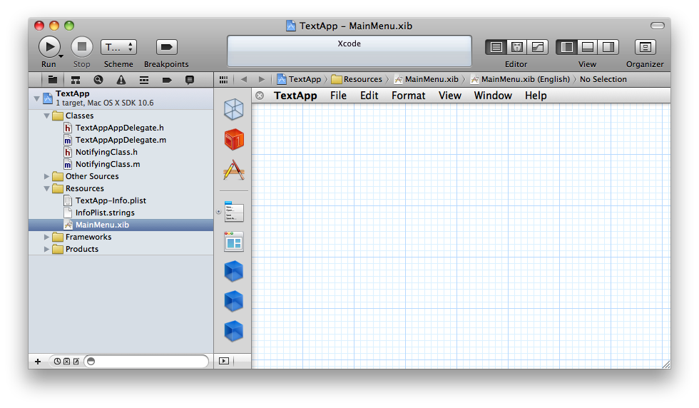 Xcode 4 Interface Editor