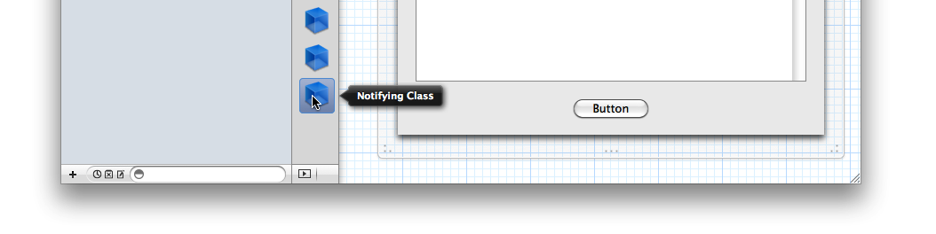 Xcode 4 Interface Object Hovering