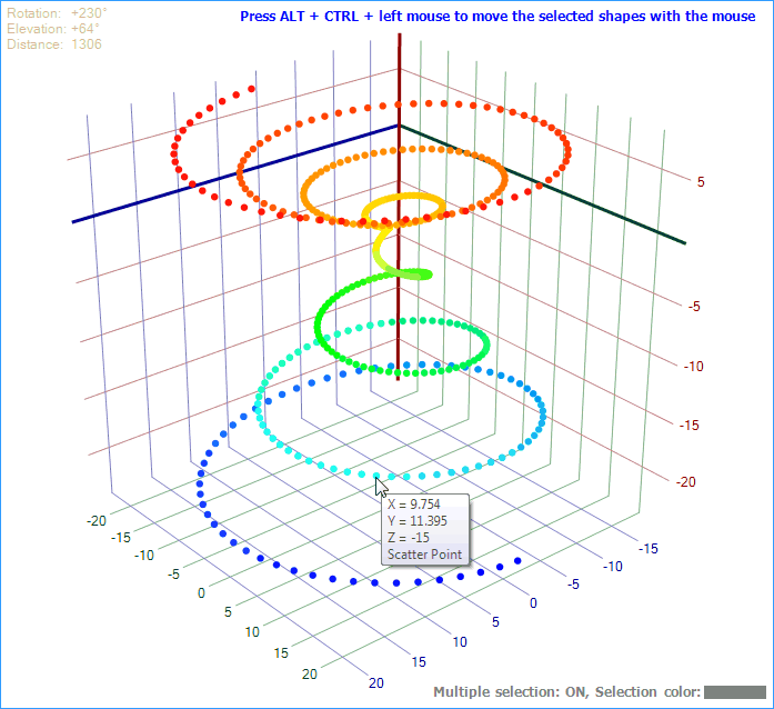 C#의 System.Windows.Forms 3D 편집기 컨트롤