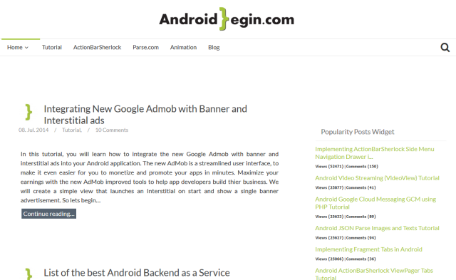 homepage