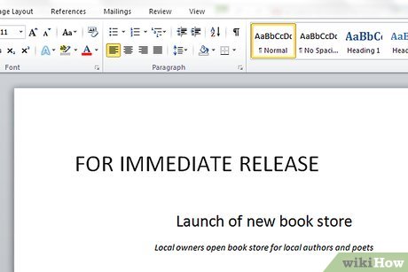 Write a Press Release Step 6 이미지