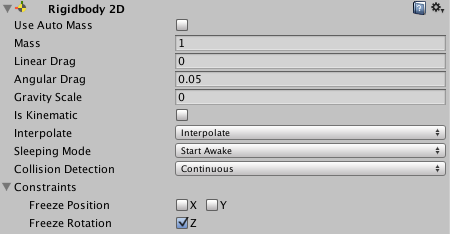 racket_rigidbody_inspector Racket Rigidbody in Inspector