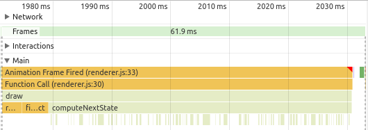 JS engine performance profile