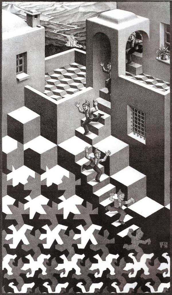 작품2 에셔, ‘순환’, 1938.