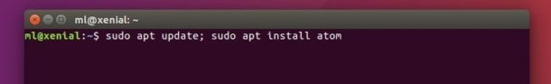install-atom-editor