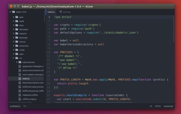 Atom Text Editor
