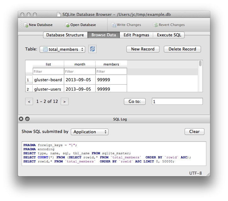 DB Browser for SQLite Screenshot DB Browser for SQLite Screenshot