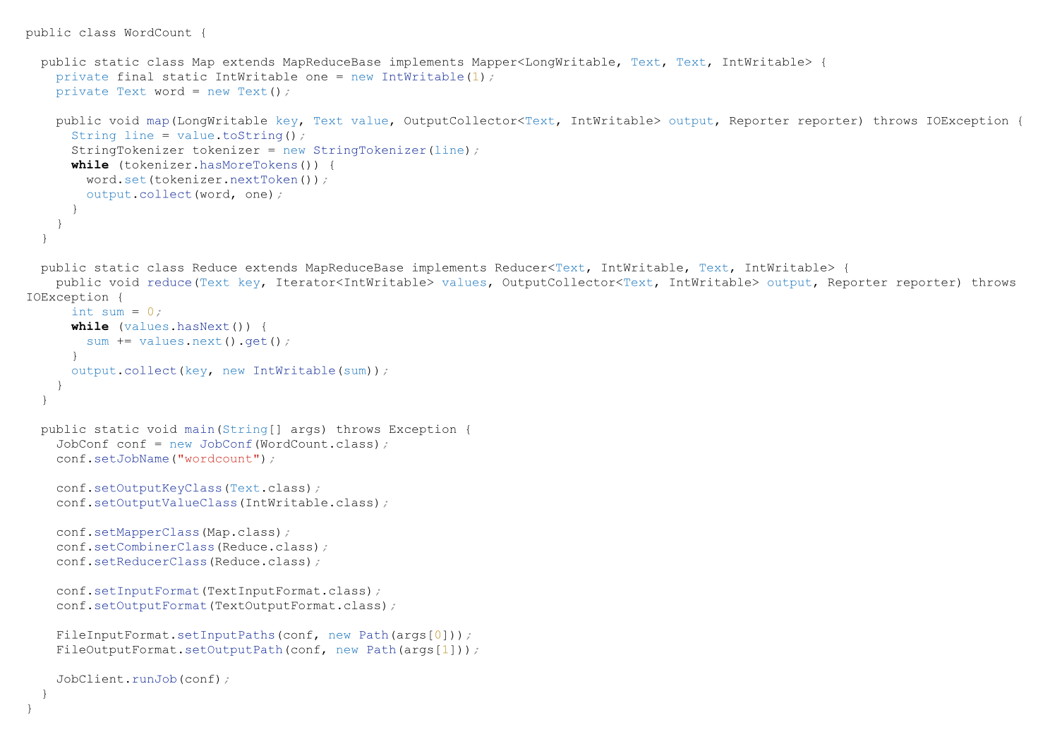Word Count in MapReduce