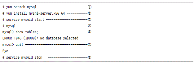 mysql 설치