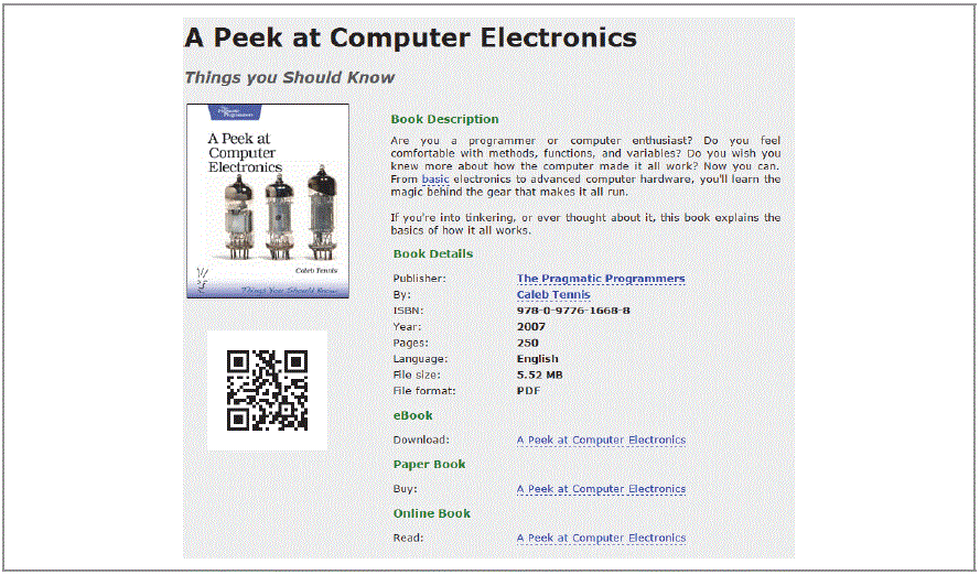 it-ebooks.info 책의 상세내역 페이지