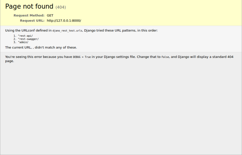 Page not found 지만, 의도한 결과죠?