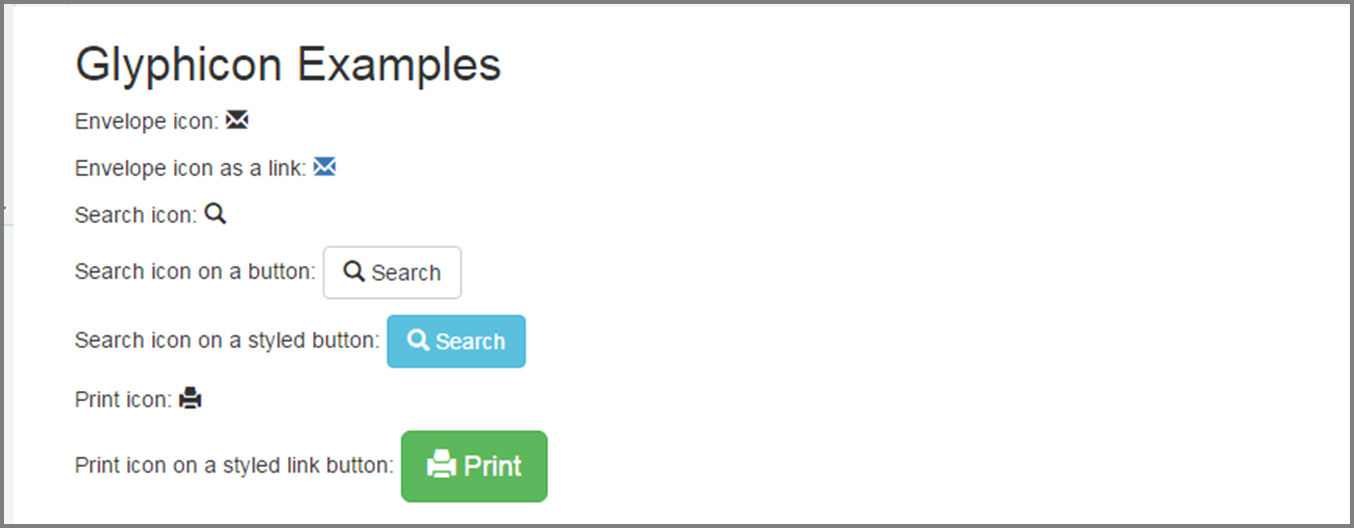 glyphicon exam glyphicon exam