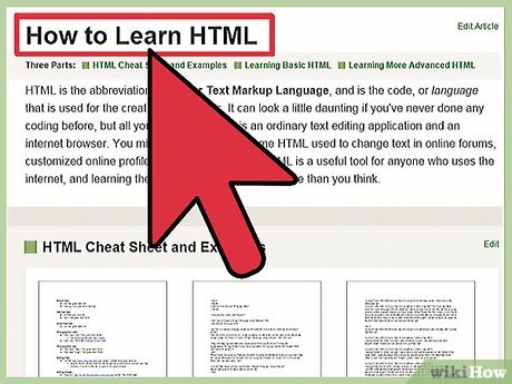 Design a Website Step 1 이미지