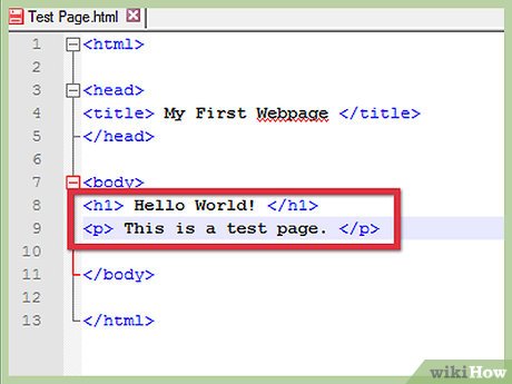 Create a Simple Web Page With HTML Step 8 이미지