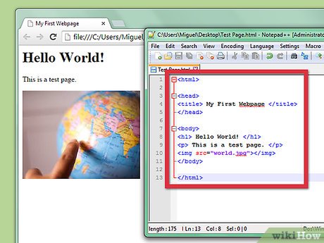 Create a Simple Web Page With HTML Step 2 이미지