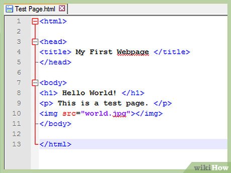 Create a Simple Web Page With HTML Step 10 이미지