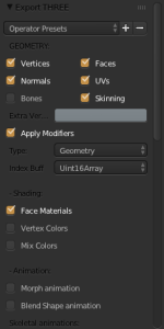 blender face materials